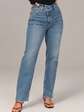Curve Love 90s Ultra High Rise Straight Jeans